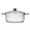 5-Quart Stainless Steel Dutch Oven with Glass Lid