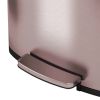 13-Gallon Copper Rose Gold Stainless Steel Step Trash Can with Deodorizer Filter