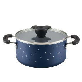 Farberware Disney 3 Quart Ceramic Nonstick Saucepot with Lid, Blue