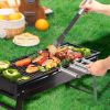 Barbecue Stove Portable Foldable Outdoor Grill Charcoal BBQ Grill Patio Camping Picnic Burner Portable Household