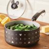 Farberware Disney 2 Quart Ceramic Nonstick Saucepan with Lid, Black