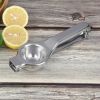 1pc Stainless Steel Lemon Squeezer Press; Hand Juicer Kitchen Tool